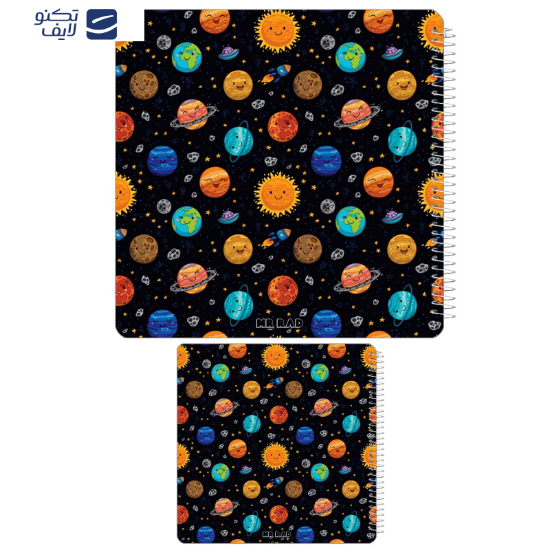 دفتر مستر راد مدل بولت ژورنال نقطهای طرح کهکشانی کد 1522مجموعه 2 عددی   دفتر مستر راد مدل بولت ژورنال نقطهای طرح کهکشانی کد 1522مجموعه 2 عددی