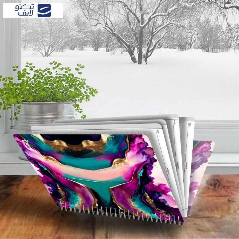 دفتر مشق 100 برگ مستر راد مدل آبرنگی کد fiory 2058 دفتر مشق 100 برگ مستر راد مدل آبرنگی کد fiory 2058