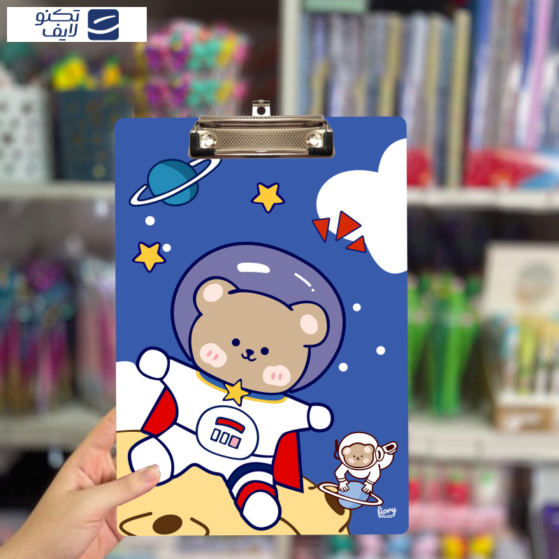   تخته شاسی مستر راد مدل خرس فانتزی کد fiory 2399 سایز A4