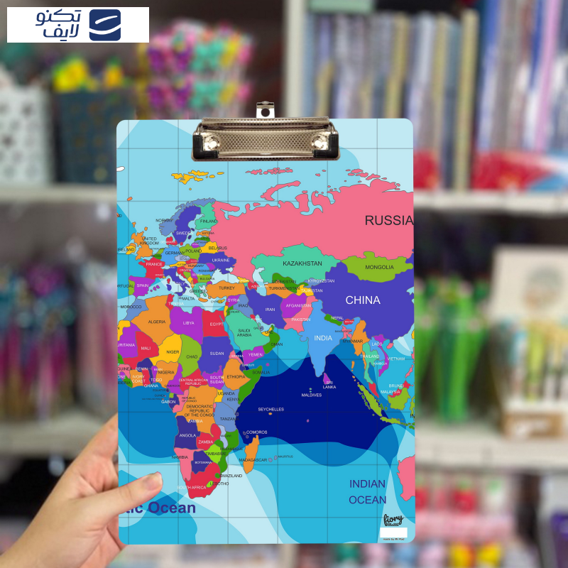تخته شاسی مستر راد مدل نقشه جهان کد fiory 2417 سایز A4   تخته شاسی مستر راد مدل نقشه جهان کد fiory 2417 سایز A4
