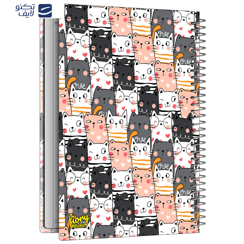 دفتر مشق 50 برگ مستر راد مدل گربه فانتزی کد fiory 2178  دفتر مشق 50 برگ مستر راد مدل گربه فانتزی کد fiory 2178
