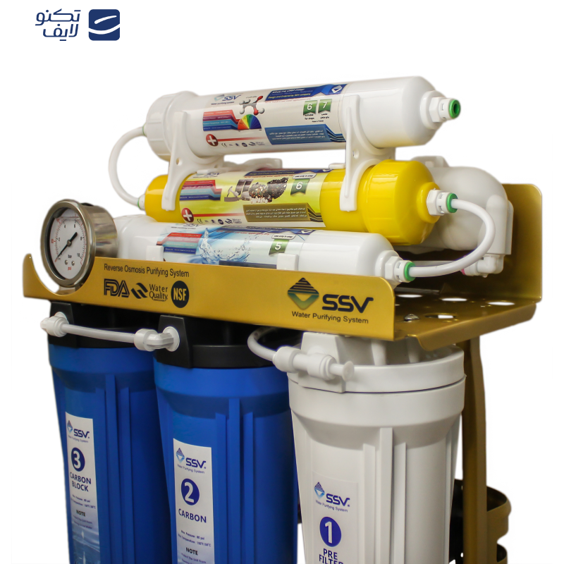 دستگاه تصفیه کننده آب اس اس وی مدل GoldenBlue  X700 به همراه فیلتر تصفیه بسته 3 عددی دستگاه تصفیه کننده آب اس اس وی مدل GoldenBlue  X700 به همراه فیلتر تصفیه بسته 3 عددی