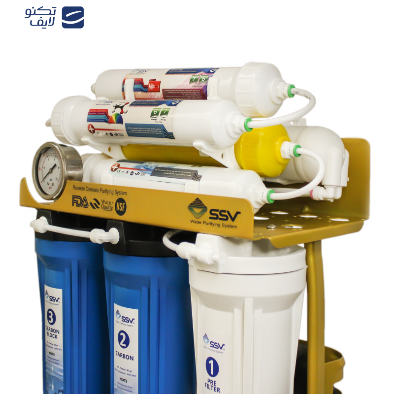 دستگاه تصفیه کننده آب اس اس وی مدل  GoldenBlue  2W X800 به همراه شیر تصفیه آب