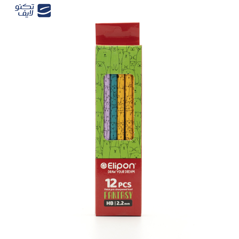 مداد مشکی الیپون طرح BOBO کد 8101712 بسته 12 عددی مداد مشکی الیپون طرح BOBO کد 8101712 بسته 12 عددی