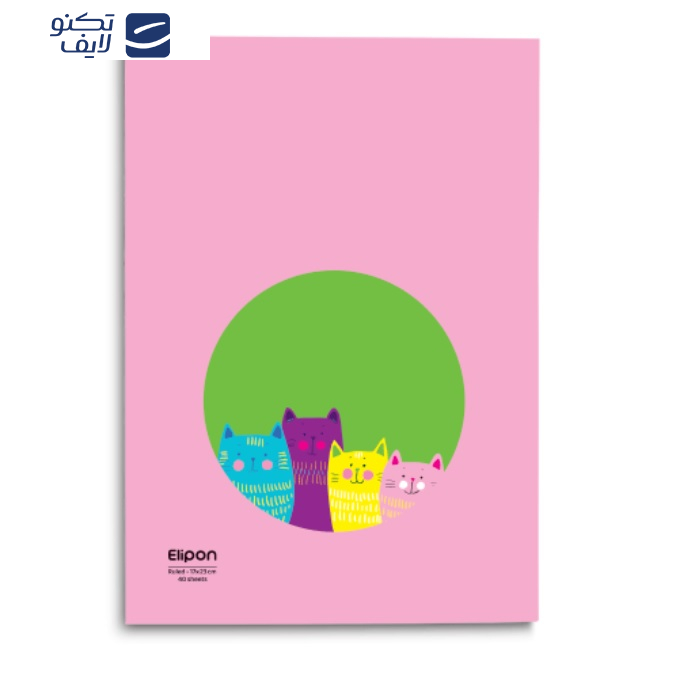 دفتر مشق 40 برگ الیپون کد 2101589 دفتر مشق 40 برگ الیپون کد 2101589