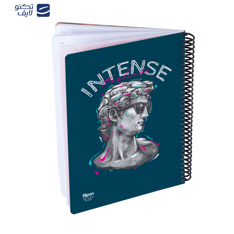 دفتر 100 برگ الیپون کد 2453247