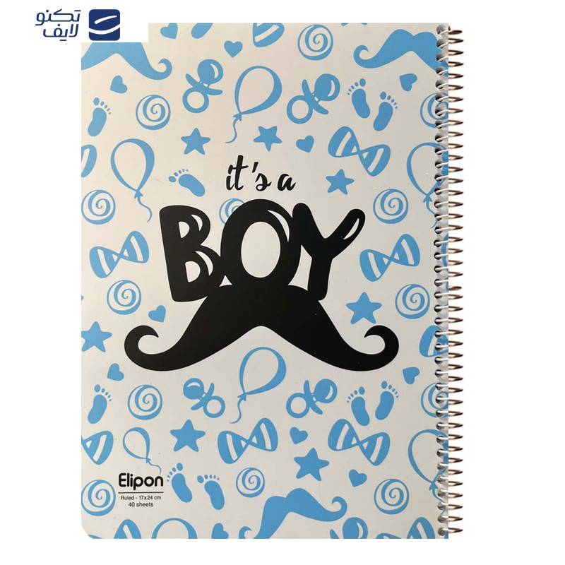 دفتر مشق 40 برگ الیپون کد 2141224  دفتر مشق 40 برگ الیپون کد 2141224
