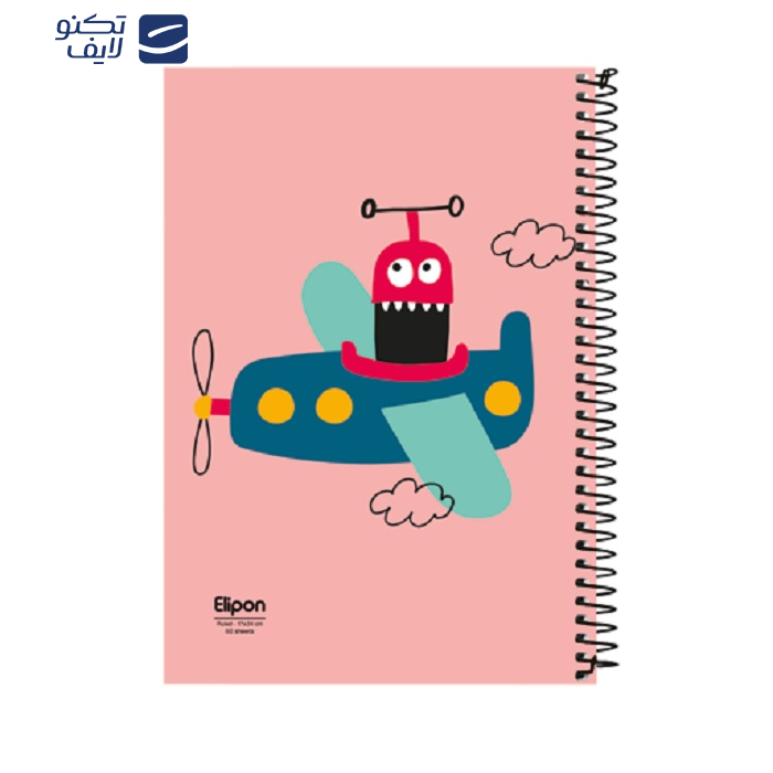 دفتر 60 برگ الیپون کد 2271224