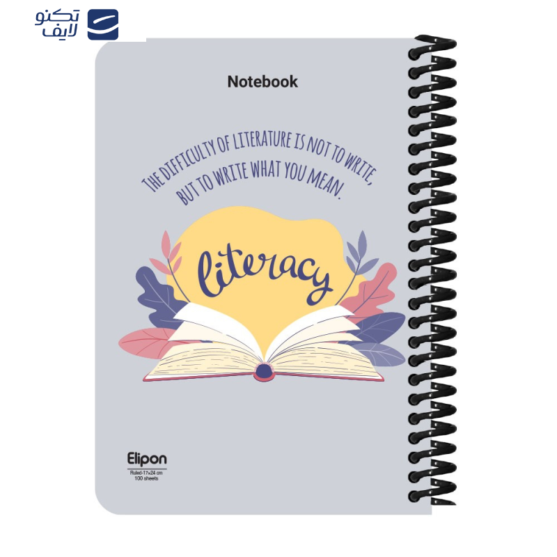 دفتر مشق 100 برگ الیپون کد 2431606 دفتر مشق 100 برگ الیپون کد 2431606