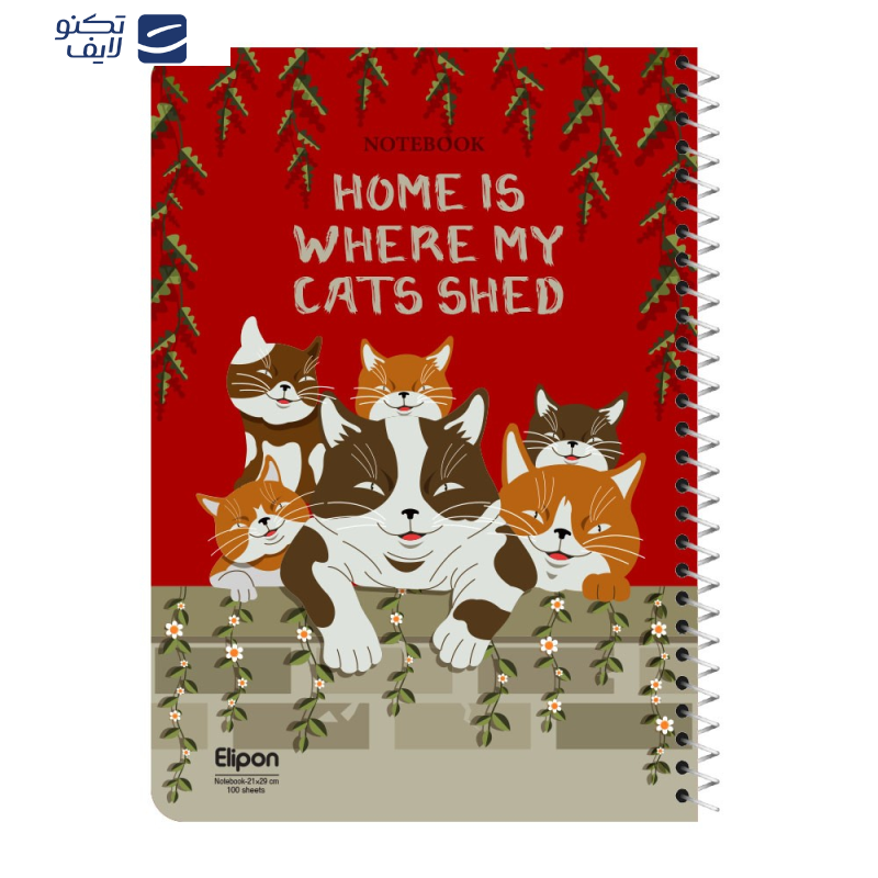 دفتر مشق 100 برگ الیپون کد 2411596 دفتر مشق 100 برگ الیپون کد 2411596