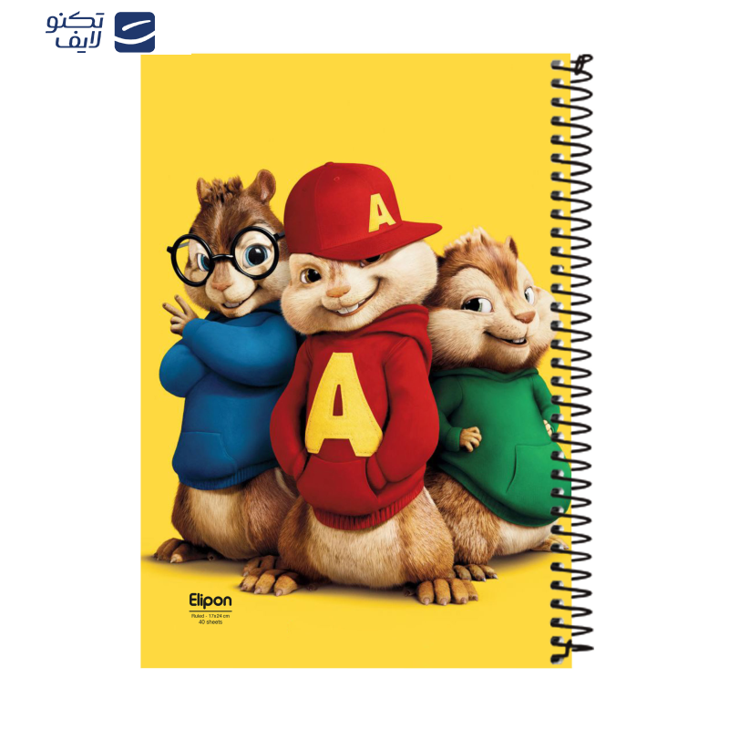 دفتر مشق 40 برگ الیپون کد 2121523 دفتر مشق 40 برگ الیپون کد 2121523