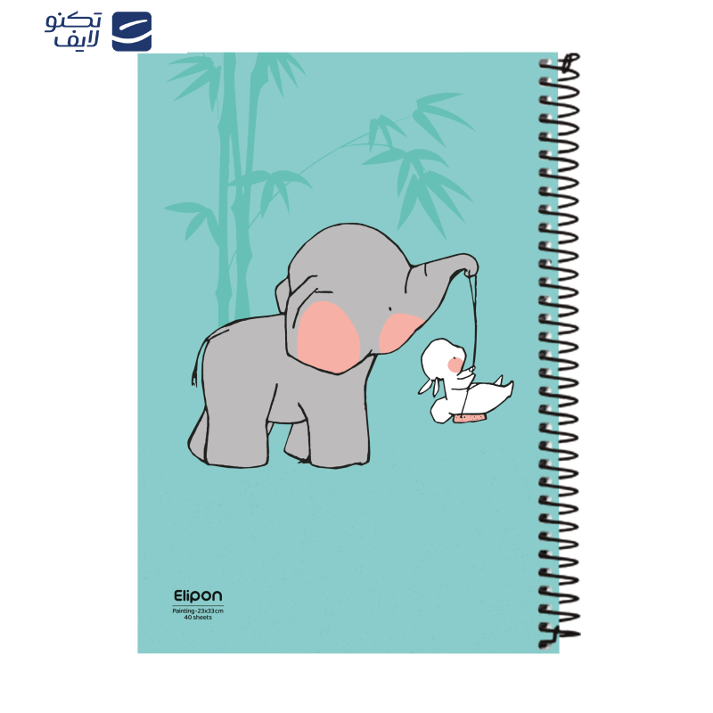 دفتر نقاشی 40 برگ الیپون کد 2531575 دفتر نقاشی 40 برگ الیپون کد 2531575