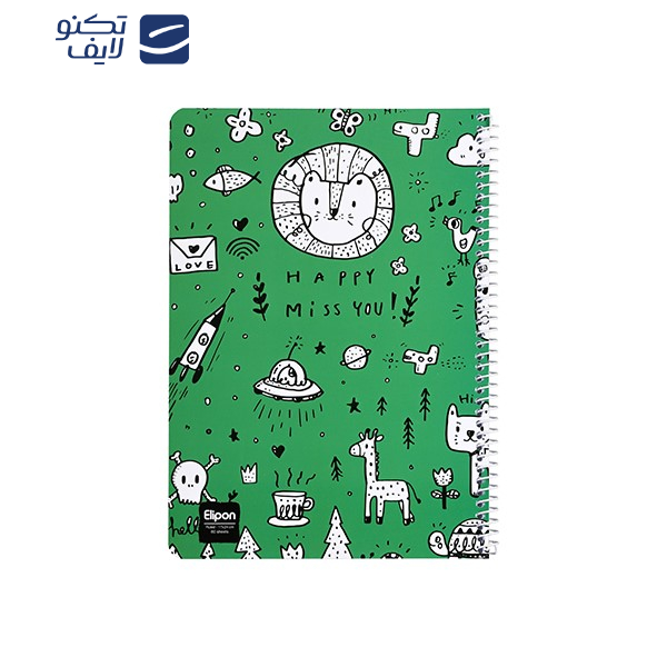 دفتر مشق 60 برگ الیپون کد 2211534 دفتر مشق 60 برگ الیپون کد 2211534