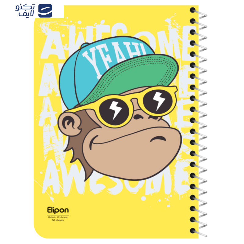 دفتر مشق 80 برگ الیپون کد 2362356 دفتر مشق 80 برگ الیپون کد 2362356