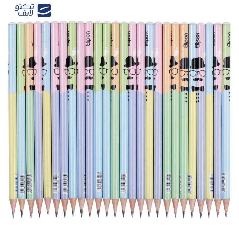 مداد مشکی الیپون مدل فانتزی گرد ماگ کد 8101413 بسته 72 عددی مداد مشکی الیپون مدل فانتزی گرد ماگ کد 8101413 بسته 72 عددی