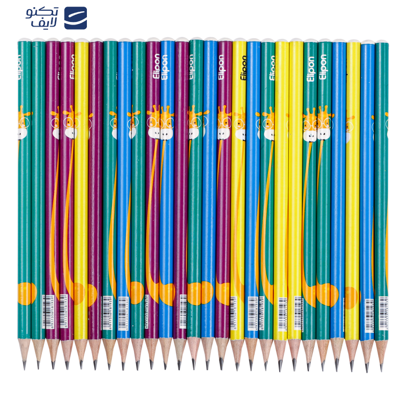 مداد مشکی الیپون مدل فانتزی گرد ماگ کد 8101213 بسته 72 عددی مداد مشکی الیپون مدل فانتزی گرد ماگ کد 8101213 بسته 72 عددی