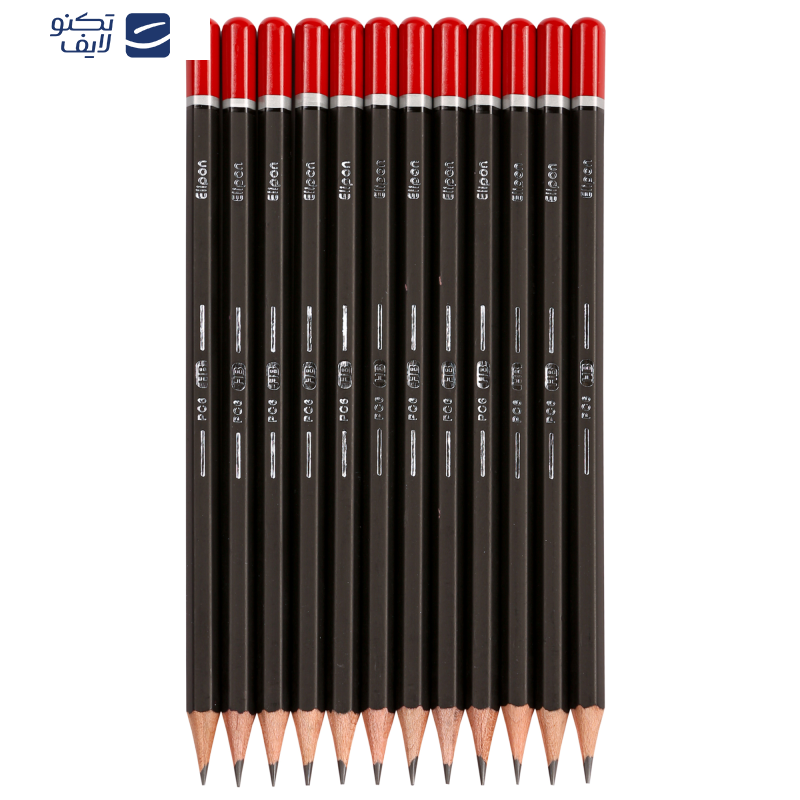 مداد مشکی الیپون مدل کلاسیک شش گوش کد 8110001 بسته 12 عددی مداد مشکی الیپون مدل کلاسیک شش گوش کد 8110001 بسته 12 عددی