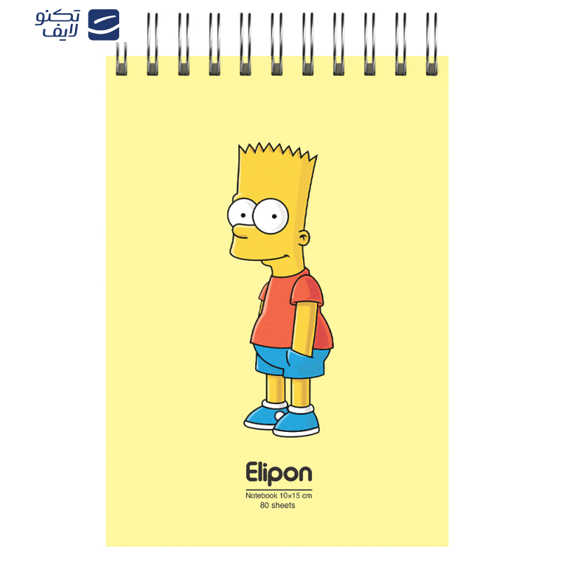 دفتر یادداشت 80 برگ الیپون کد 2621368  دفتر یادداشت 80 برگ الیپون کد 2621368