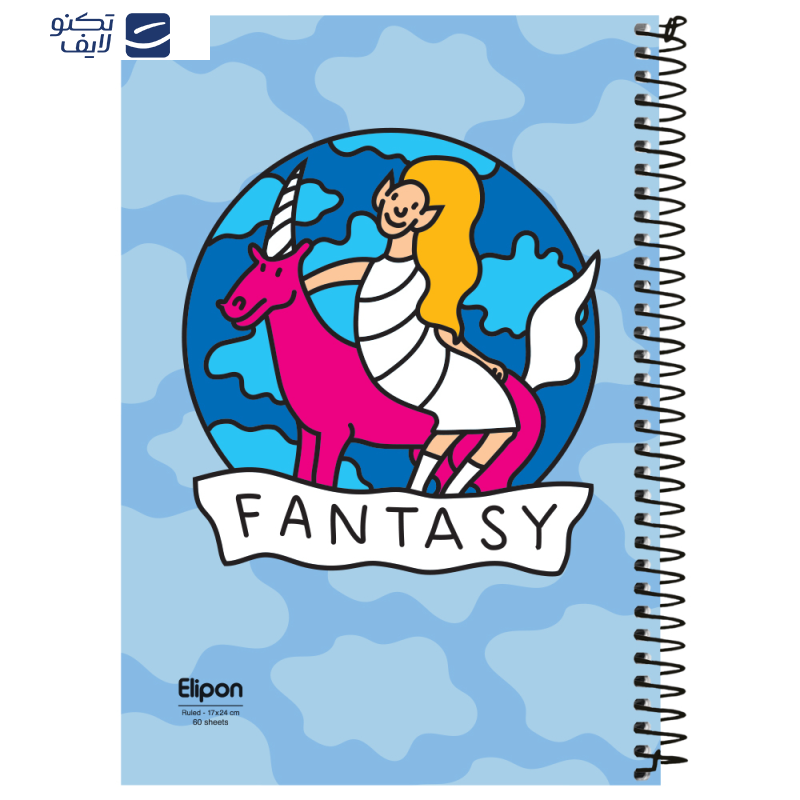 دفتر مشق 60 برگ الیپون کد 2271321  دفتر مشق 60 برگ الیپون کد 2271321