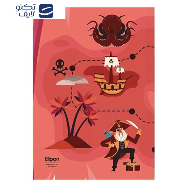 دفتر مشق 40 برگ الیپون کد 2921214 دفتر مشق 40 برگ الیپون کد 2921214