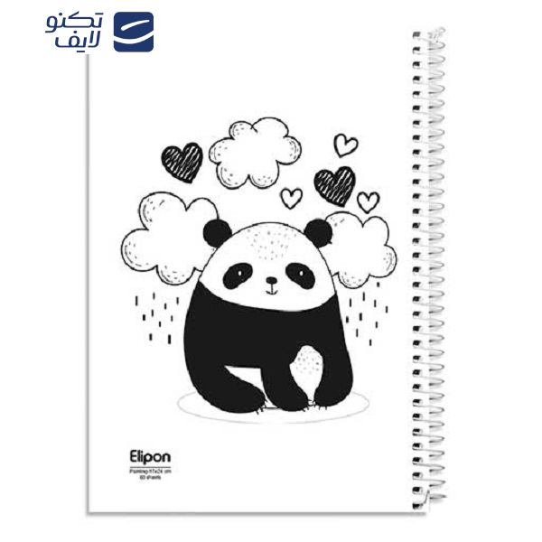 دفتر نقاشی 60 برگ الیپون کد 2551322 دفتر نقاشی 60 برگ الیپون کد 2551322
