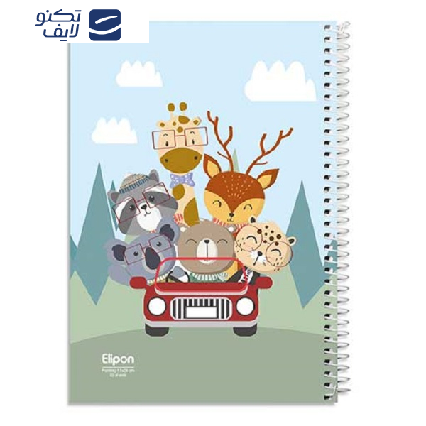 دفتر نقاشی 60 برگ الیپون کد 2551324 دفتر نقاشی 60 برگ الیپون کد 2551324
