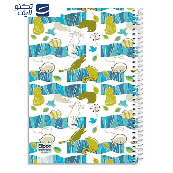  دفتر مشق 60 برگ الیپون کد 2231319