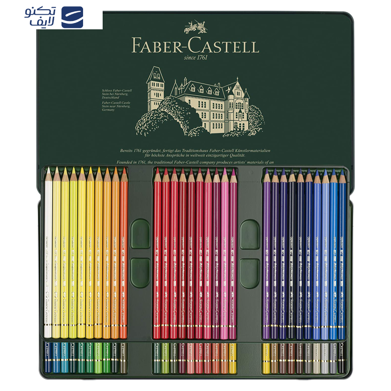مداد رنگی 60 رنگ فابرکاستل مدل پلی کروم مداد رنگی 60 رنگ فابرکاستل مدل پلی کروم