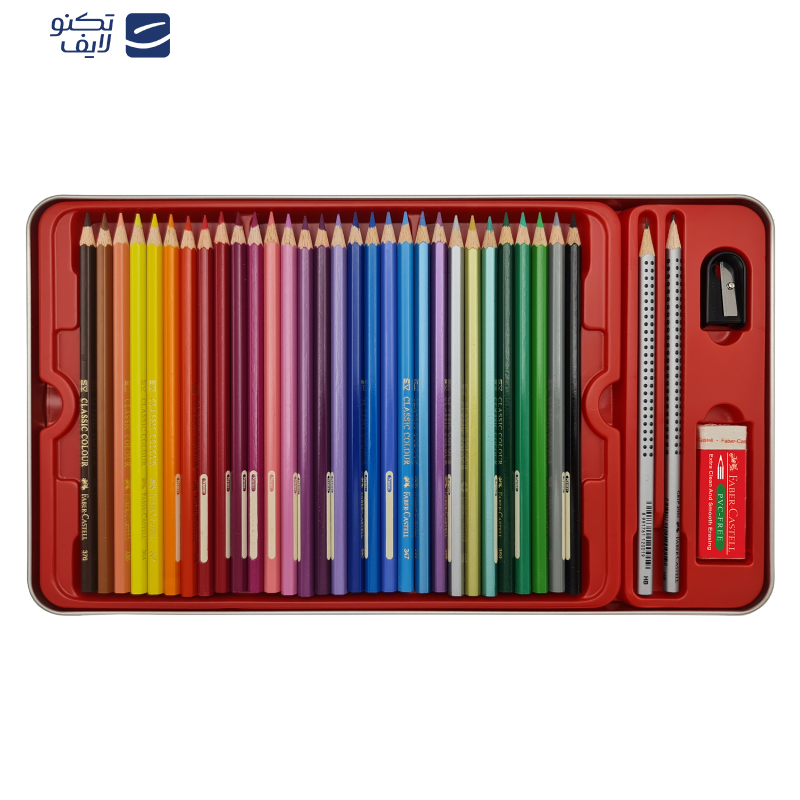 مداد رنگی 60 رنگ فابر کاستل مدل CLASSIC کد 115893 مداد رنگی 60 رنگ فابر کاستل مدل CLASSIC کد 115893