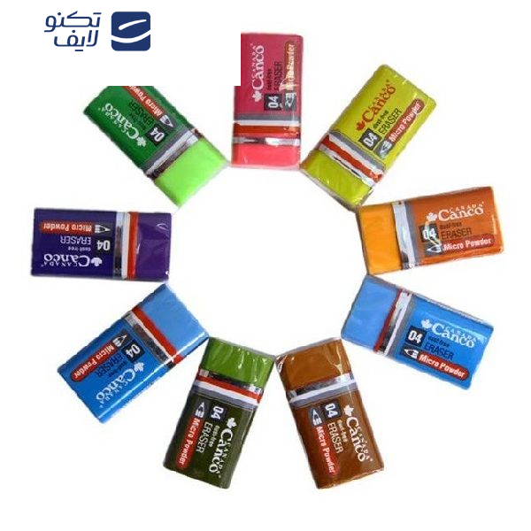 پاک کن کنکو مدل color1 مجموعه 10 عددی پاک کن کنکو مدل color1 مجموعه 10 عددی