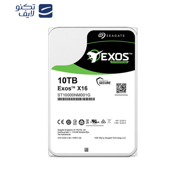 هارد دیسک اینترنال سیگیت مدل Exos ST10000NM001G ظرفیت 10 ترابایت هارد دیسک اینترنال سیگیت مدل Exos ST10000NM001G ظرفیت 10 ترابایت