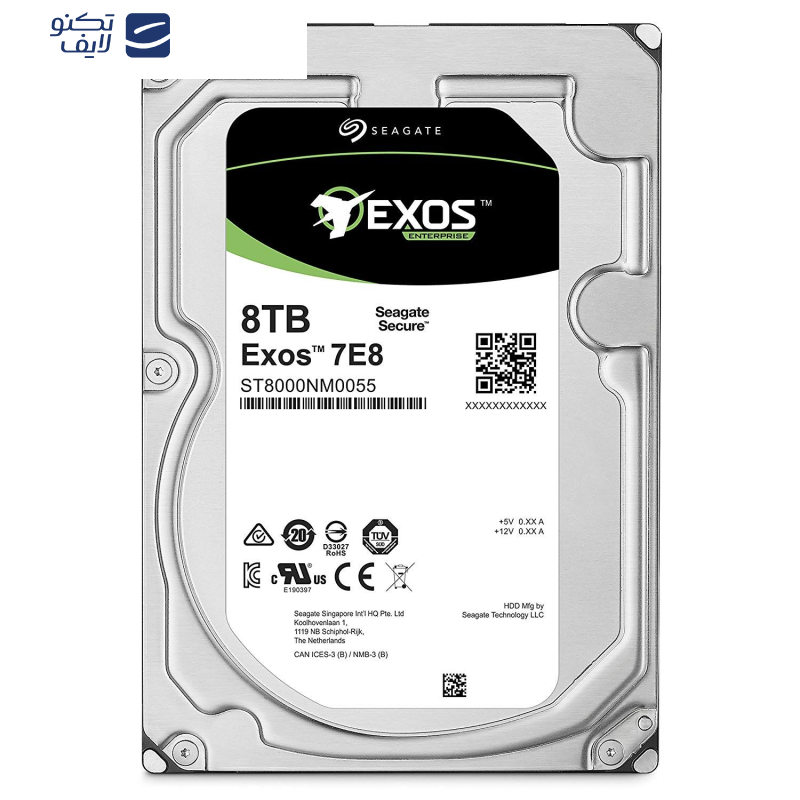 هارددیسک اینترنال سیگیت مدل ST8000NM0055 ظرفیت 8 ترابایت هارددیسک اینترنال سیگیت مدل ST8000NM0055 ظرفیت 8 ترابایت