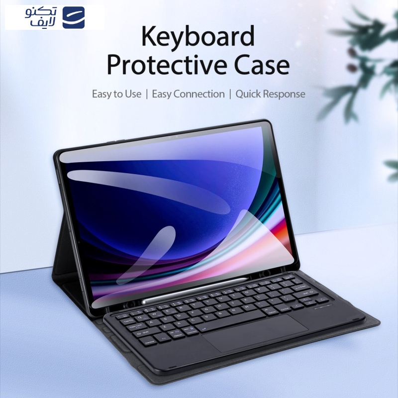 کیف کیبورددار دوکس دوکیس مدل TKSeries  مناسب برای تبلت Samsung Galaxy Tab S9 FE Plus-12.4 Inch کیف کیبورددار دوکس دوکیس مدل TKSeries  مناسب برای تبلت Samsung Galaxy Tab S9 FE Plus-12.4 Inch
