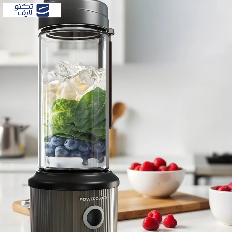 شیکر شارژی پاورولوجی مدل PSM013BK گنجایش 0.45 لیتر شیکر شارژی پاورولوجی مدل PSM013BK گنجایش 0.45 لیتر