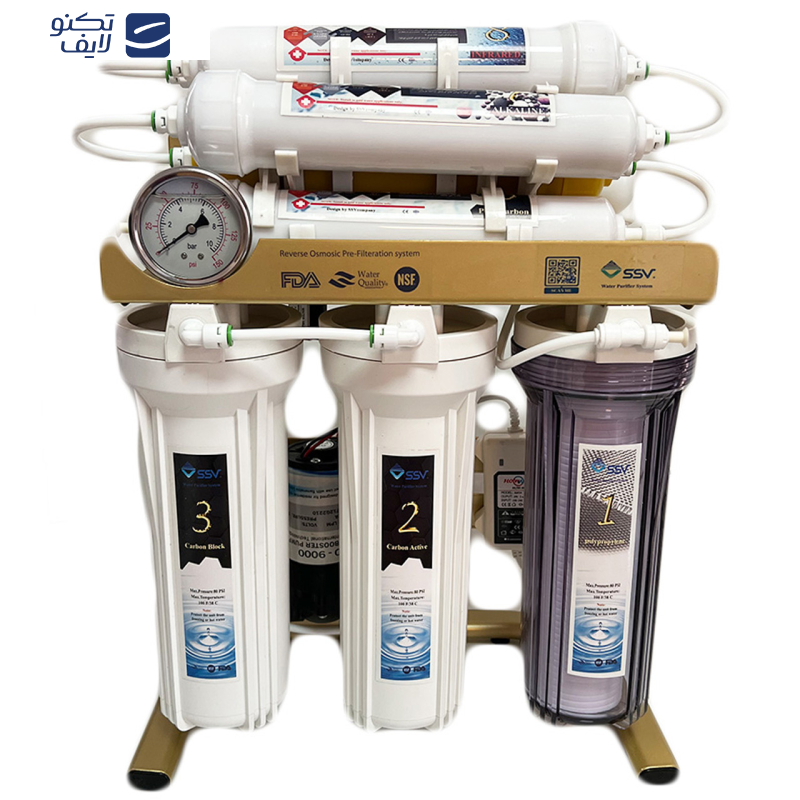 دستگاه تصفیه کننده آب اس اس وی مدل MaxGold N 2W X1055 +3F به همراه شیر دوکاره و فیلتر دستگاه تصفیه کننده آب اس اس وی مدل MaxGold N 2W X1055 +3F به همراه شیر دوکاره و فیلتر