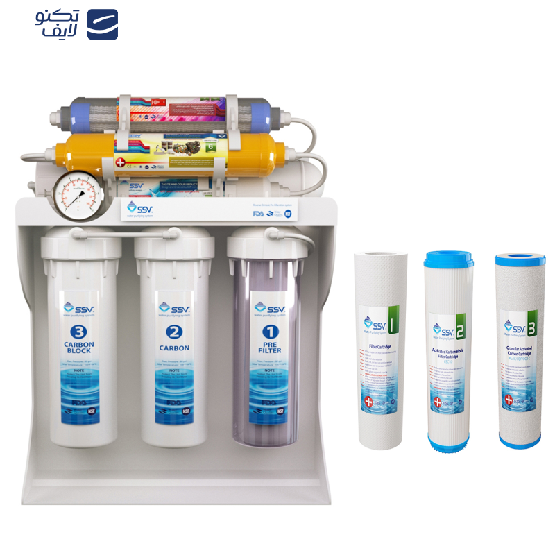 دستگاه تصفیه کننده آب اس اس وی مدل UltraPro X800 به همراه فیلتر دستگاه تصفیه کننده آب بسته 3 عددی دستگاه تصفیه کننده آب اس اس وی مدل UltraPro X800 به همراه فیلتر دستگاه تصفیه کننده آب بسته 3 عددی