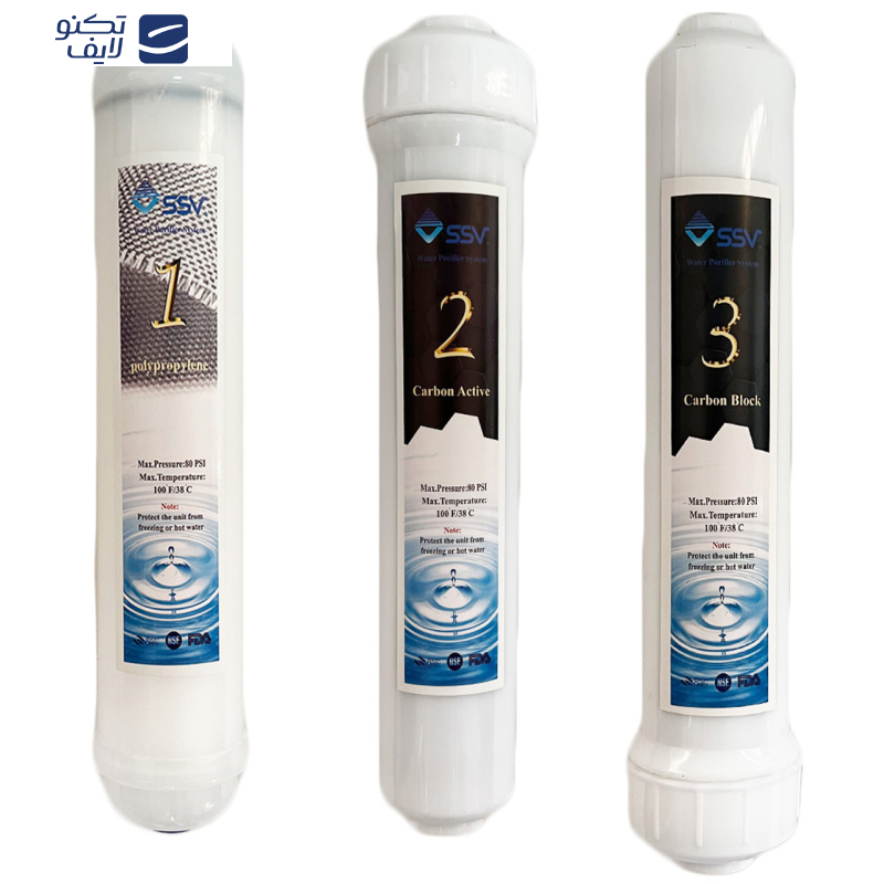 فیلتر دستگاه تصفیه آب اس اس وی مدل L1055 بسته 10 عددی فیلتر دستگاه تصفیه آب اس اس وی مدل L1055 بسته 10 عددی