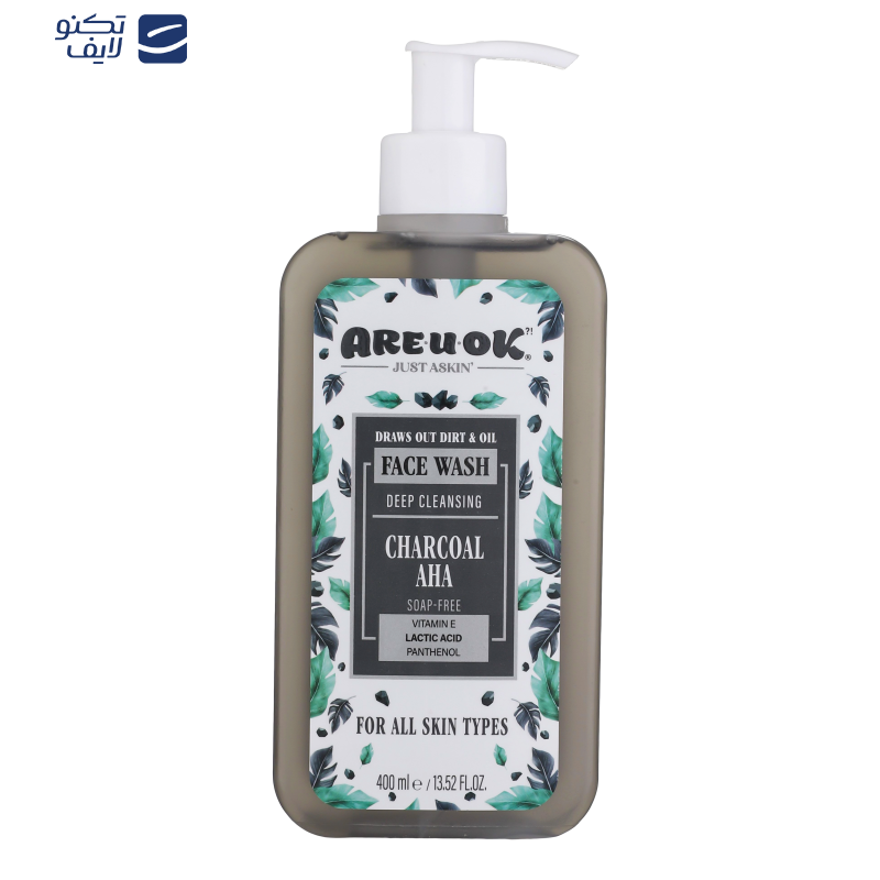 ژل شست‌وشوی صورت آریو اکی مدل شفاف کننده مناسب انواع پوست حجم 400 میلی‌لیتر