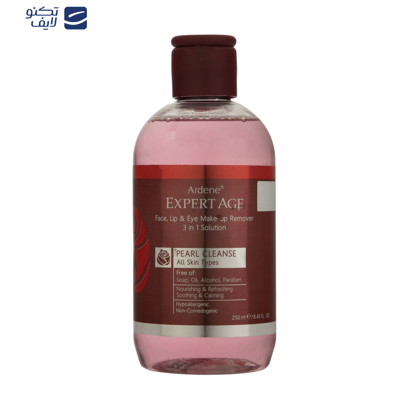 محلول پاک کننده آرایش آردن اکسپرت ایج مدل Pearl مناسب انواع پوست حجم 250 میلی لیتر محلول پاک کننده آرایش آردن اکسپرت ایج مدل Pearl مناسب انواع پوست حجم 250 میلی لیتر