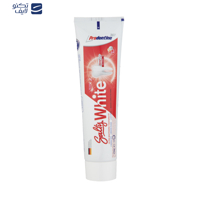 خمیر دندان پرودنتین 361 مدل Salty White وزن 150 گرم  خمیر دندان پرودنتین 361 مدل Salty White وزن 150 گرم