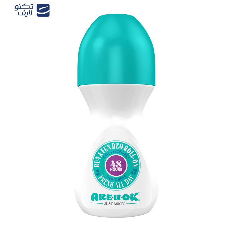 رول ضد تعریق آر یو اوکی مدل run and fun deo roll-on حجم 50 میلی لیتر