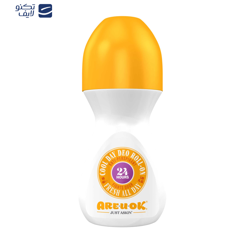رول ضد تعریق آر یو اوکی مدل cool day deo roll-on حجم 50 میلی لیتر