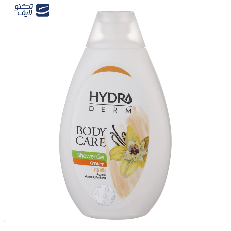 شامپو بدن کرمی هیدرودرم مدل Vanilla مناسب انواع پوست حجم 500 میلی لیتر شامپو بدن کرمی هیدرودرم مدل Vanilla مناسب انواع پوست حجم 500 میلی لیتر