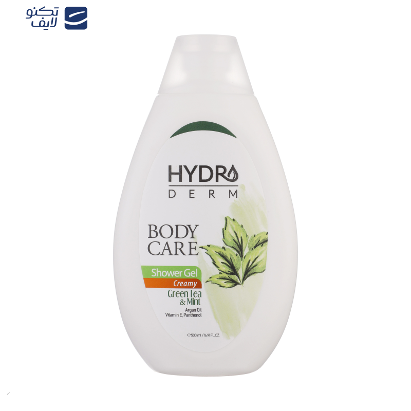 شامپو بدن هیدرودرم مدل Green Tea and Mint مناسب انواع پوست حجم 500 میلی لیتر شامپو بدن هیدرودرم مدل Green Tea and Mint مناسب انواع پوست حجم 500 میلی لیتر