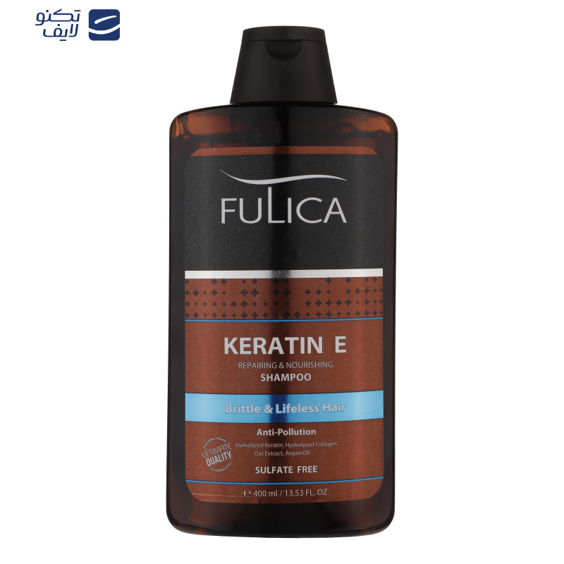 شامپو تقویتکننده مو فولیکا مدل Keratin E حجم 400 میلیلیتر شامپو تقویتکننده مو فولیکا مدل Keratin E حجم 400 میلیلیتر