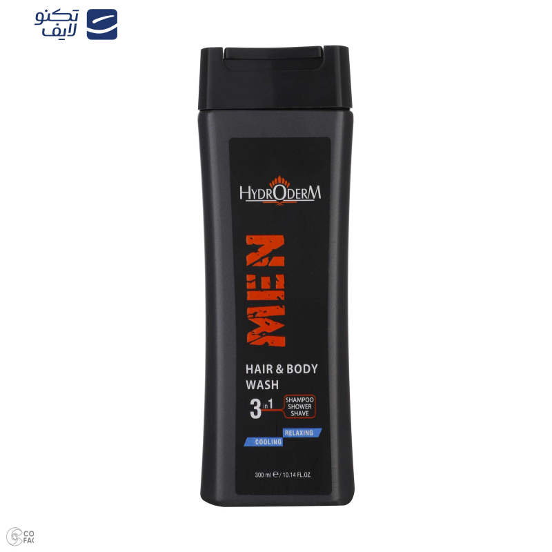 شامپو مو هیدرودرم مدل Cooling relaxing مناسب انواع مو حجم 300 میلی لیتر شامپو مو هیدرودرم مدل Cooling relaxing مناسب انواع مو حجم 300 میلی لیتر
