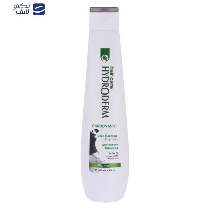 شامپو پاک کننده هیدرودرم مدل Carbon Mint مناسب موهای چرب حجم 400 میلی لیتر شامپو پاک کننده هیدرودرم مدل Carbon Mint مناسب موهای چرب حجم 400 میلی لیتر