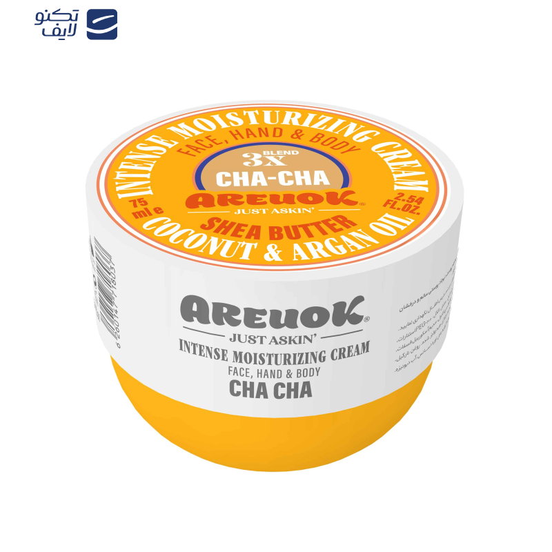 کرم مرطوبکننده آر یو اوکی مدل CHA CHA حجم 75 میلیلیتر کرم مرطوبکننده آر یو اوکی مدل CHA CHA حجم 75 میلیلیتر