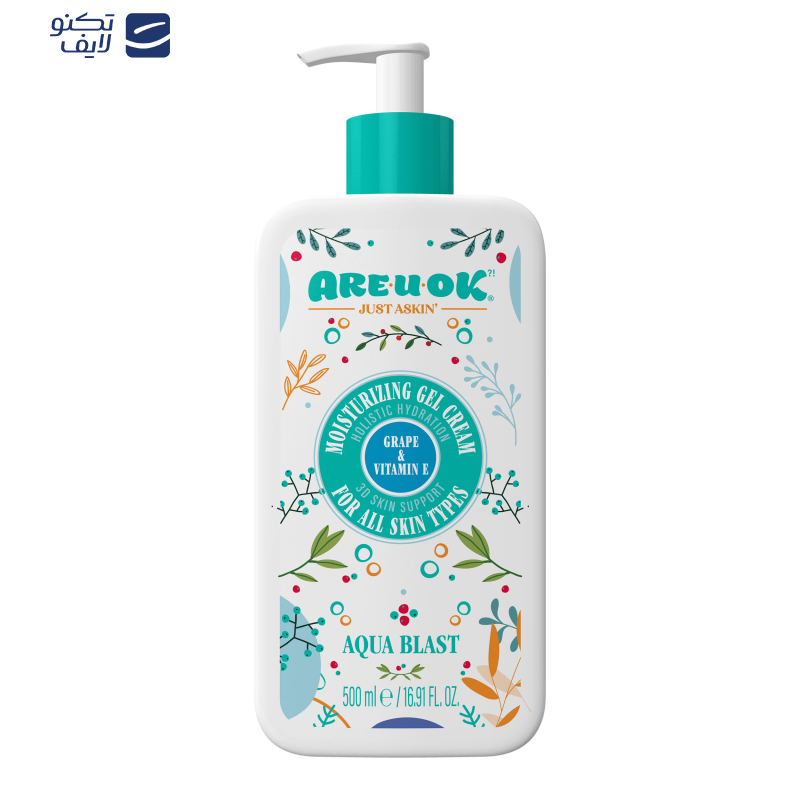 ژل آبرسان آر یو اوکی مدل Grape And Vitamin E حجم 500 میلیلیتر ژل آبرسان آر یو اوکی مدل Grape And Vitamin E حجم 500 میلیلیتر