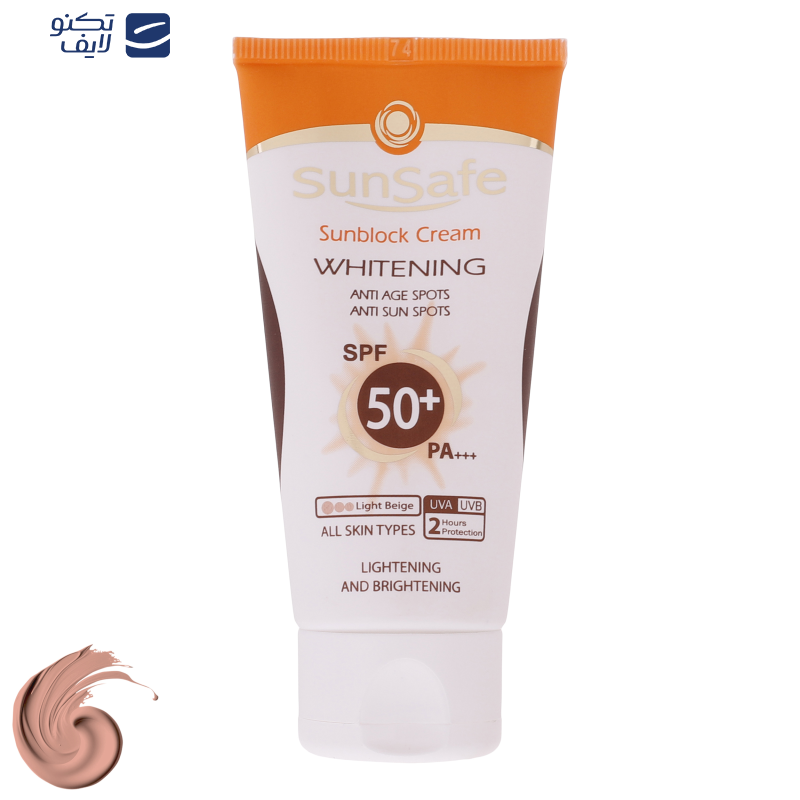 کرم ضد آفتاب رنگی سان سیف SPF 50 مدل 002 مناسب برای انواع پوست حجم 50 میلی لیتر کرم ضد آفتاب رنگی سان سیف SPF 50 مدل 002 مناسب برای انواع پوست حجم 50 میلی لیتر